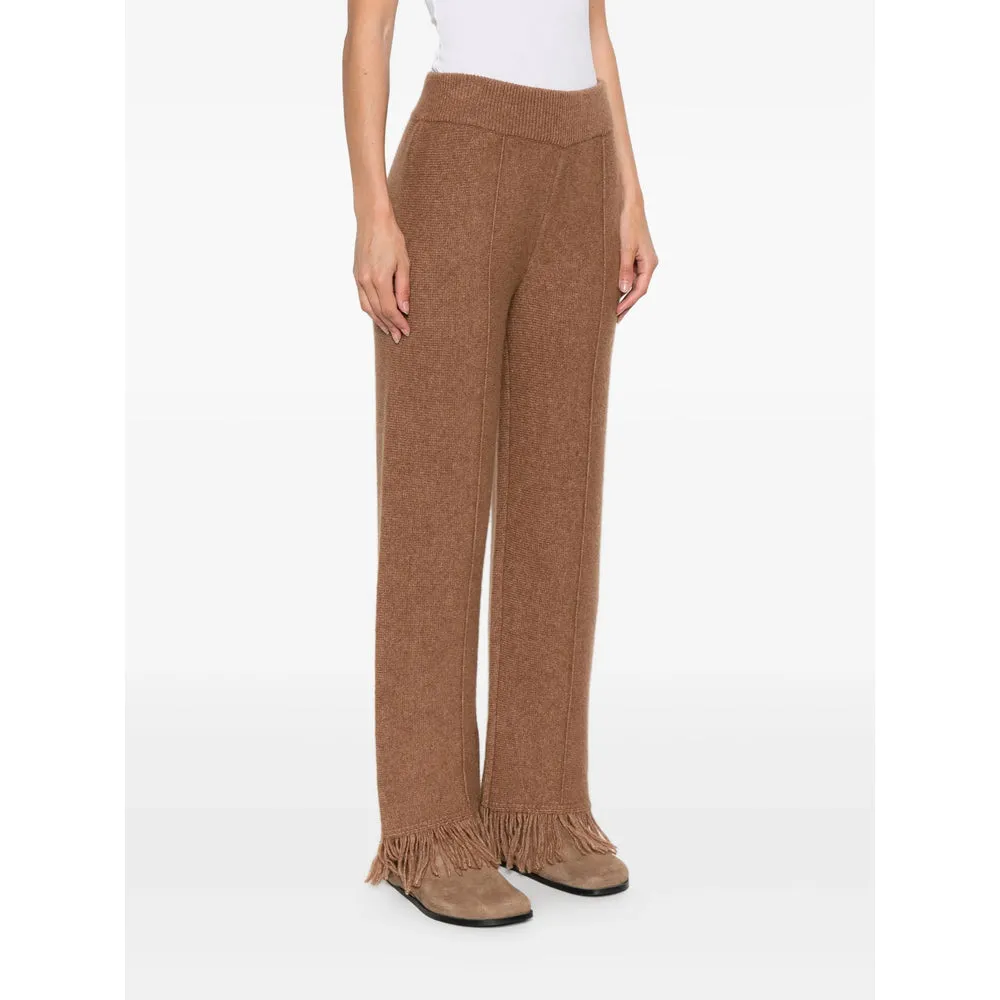 Alanui Brown Fringed Hem Trousers sold by Lord & Taylor product image thumbnail 5