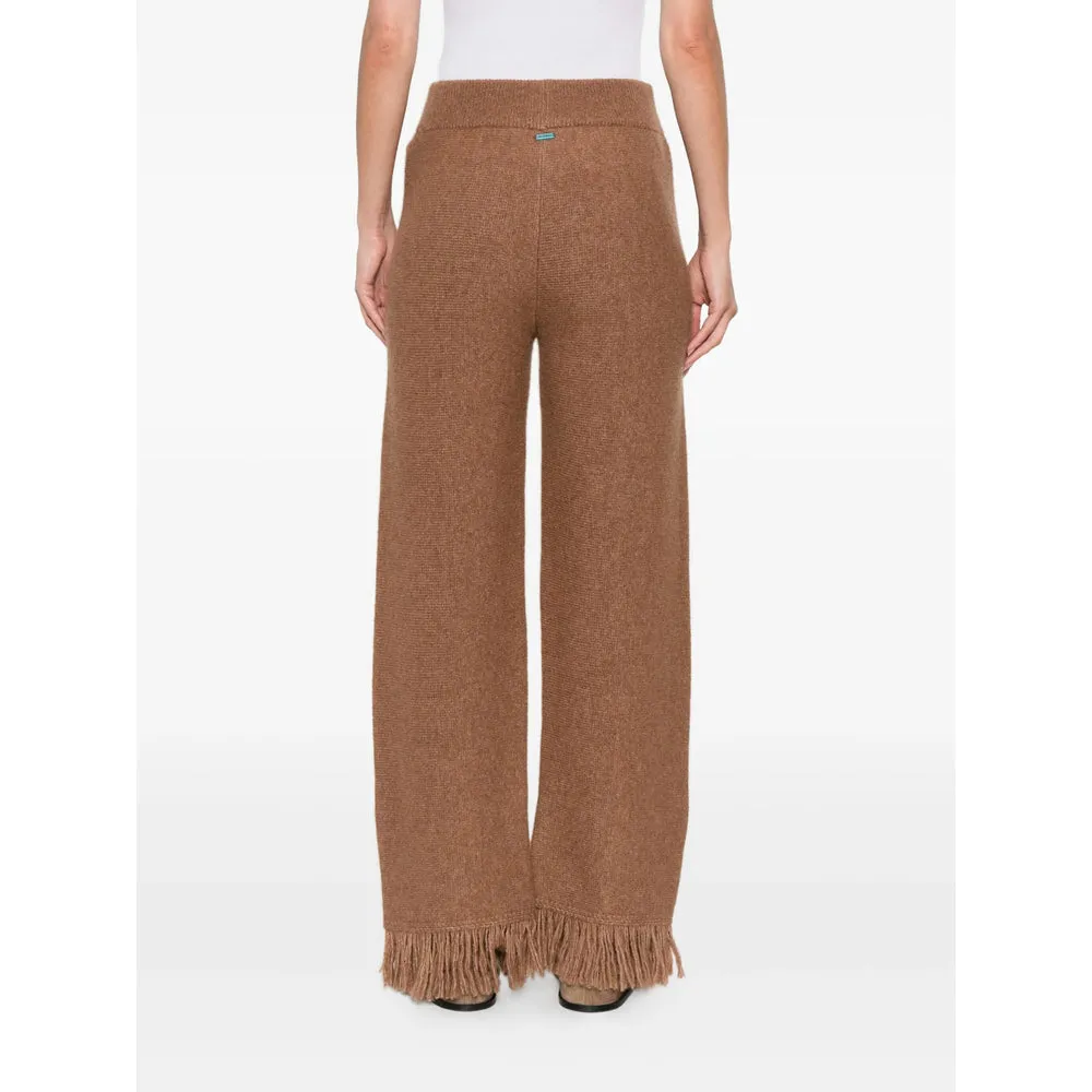 Alanui Brown Fringed Hem Trousers sold by Lord & Taylor product image thumbnail 2