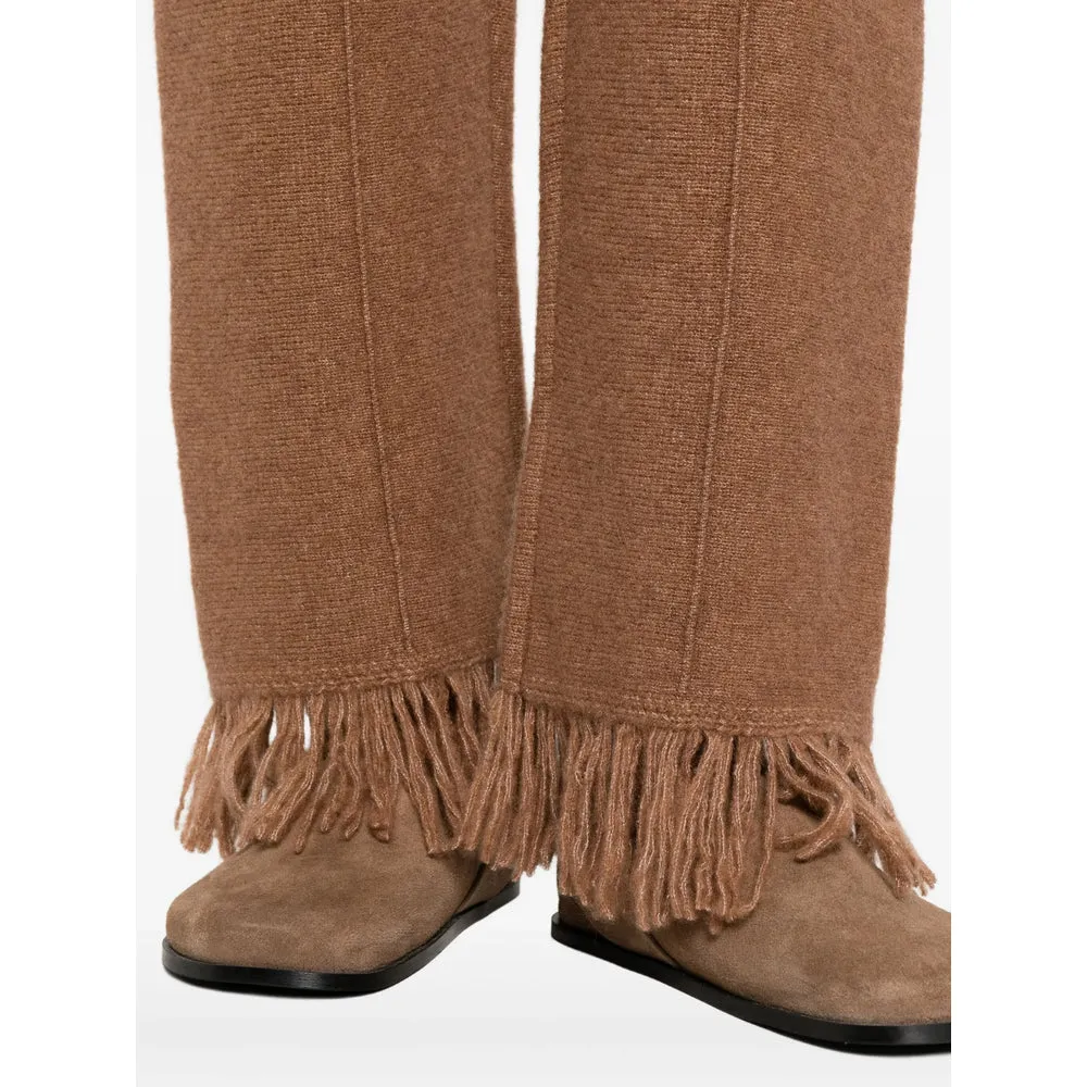 Alanui Brown Fringed Hem Trousers sold by Lord & Taylor product image thumbnail 3