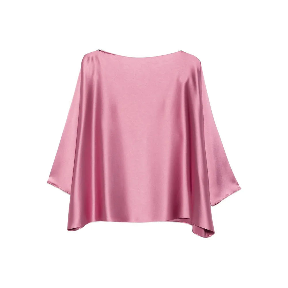 Gianluca Capannolo Pink Boat Neck Top sold by Lord & Taylor