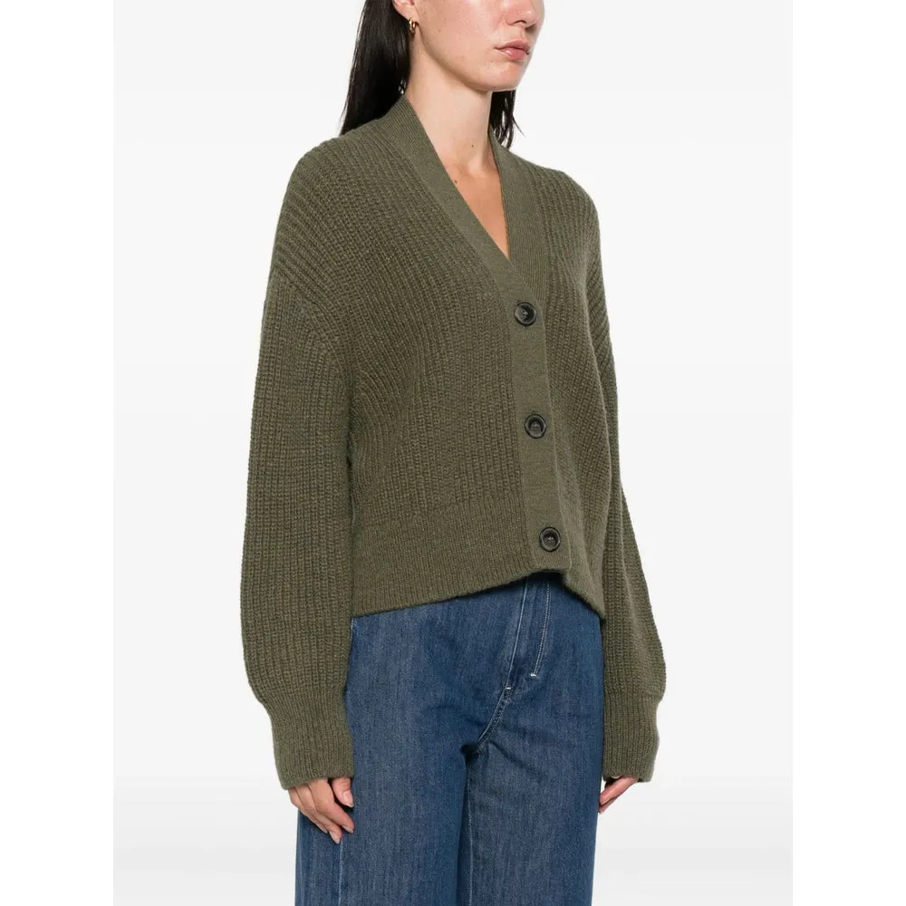 Olive Green Ribbed Knit Cardigan sold by Lord & Taylor product image thumbnail 2