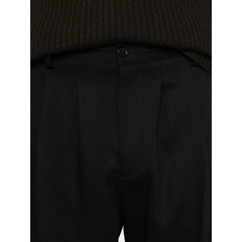 Black Pleated Front Trousers sold by Lord & Taylor product image thumbnail 5