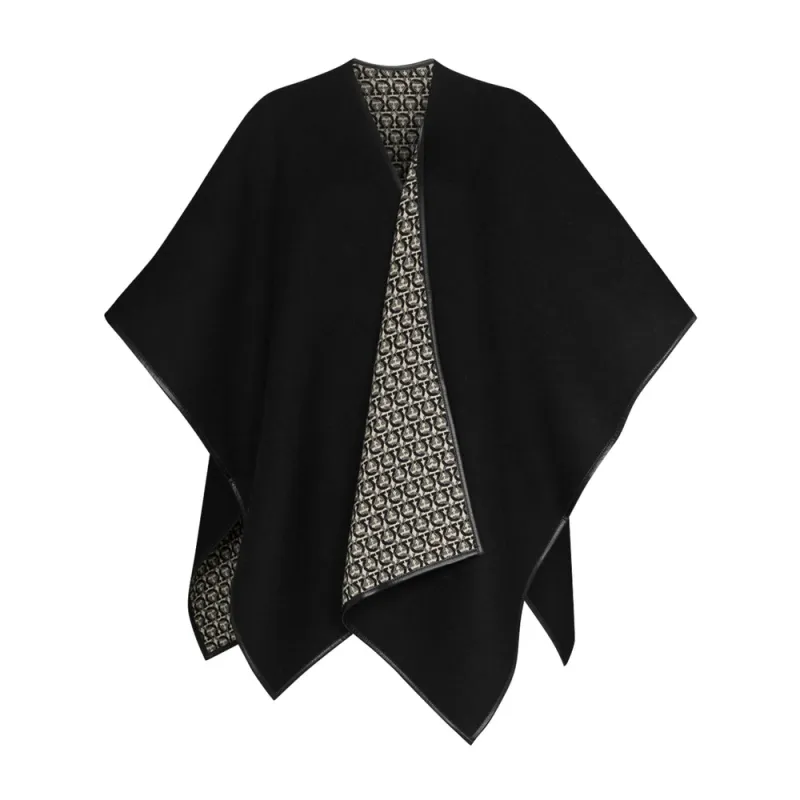 Ferragamo Gancini Wool Cape sold by Lord & Taylor