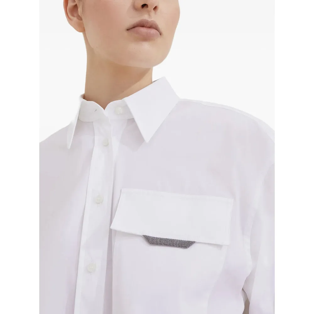 Brunello Cucinelli Classic White Shirt sold by Lord & Taylor product image thumbnail 3