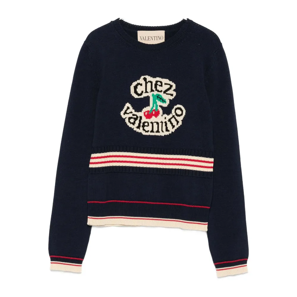 Valentino Navy Blue Sweater sold by Lord & Taylor