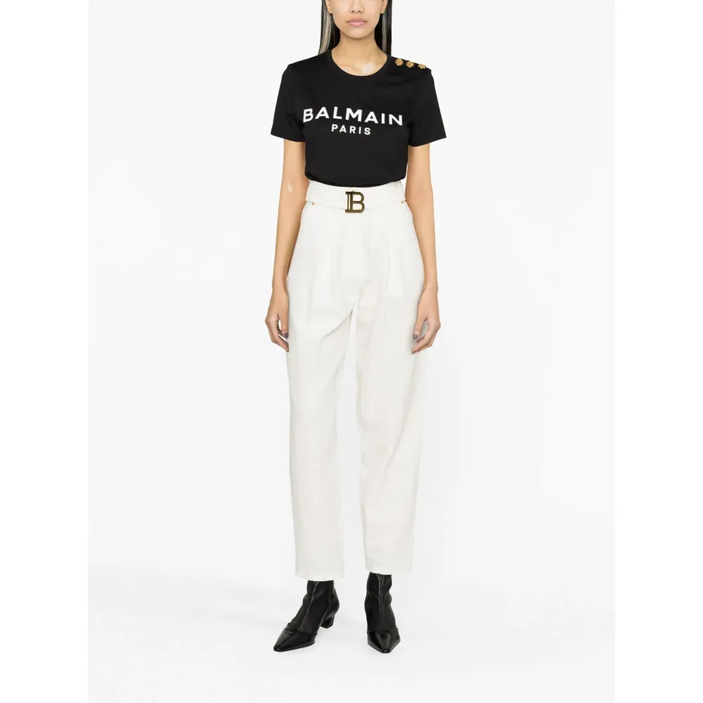 Balmain Logo Print T-Shirt sold by Lord & Taylor product image thumbnail 2