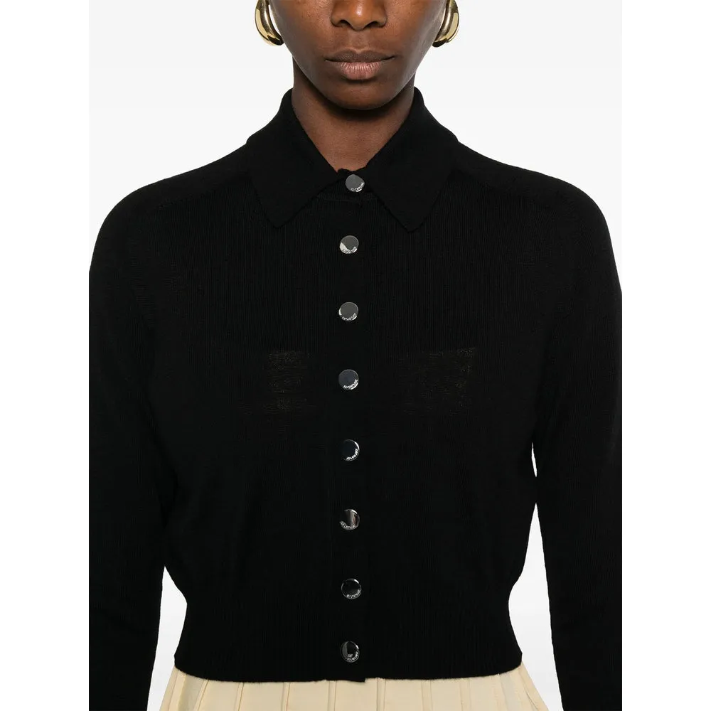 Sportmax Black Cropped Sweater sold by Lord & Taylor product image thumbnail 4