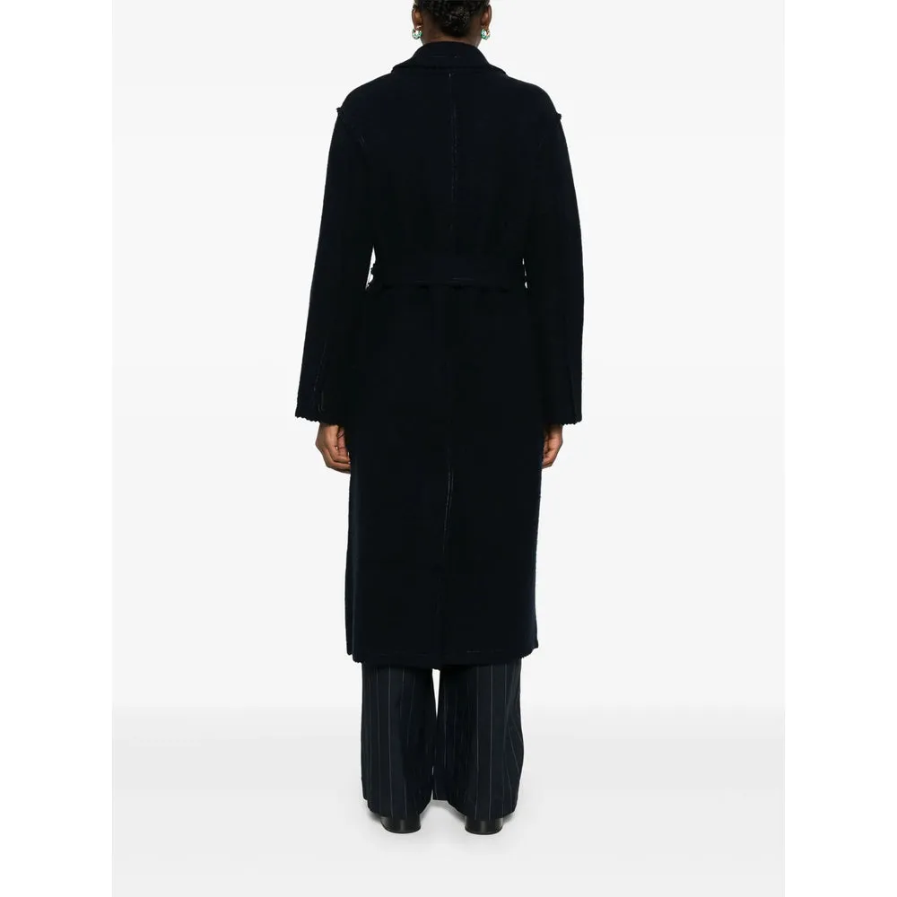 Max Mara Midnight Blue Coat sold by Lord & Taylor product image thumbnail 4