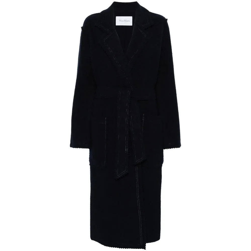 Max Mara Midnight Blue Coat sold by Lord & Taylor