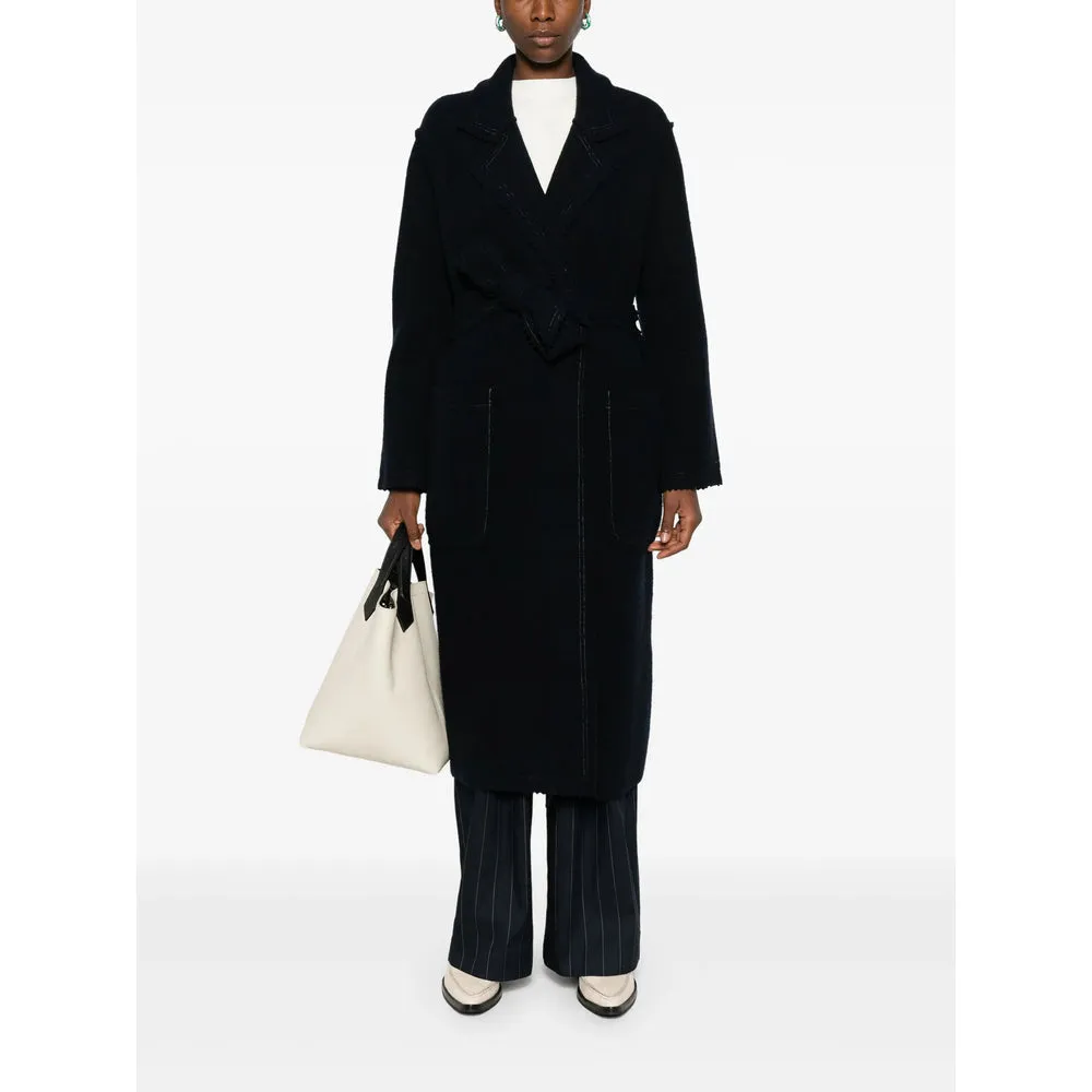 Max Mara Midnight Blue Coat sold by Lord & Taylor product image thumbnail 5