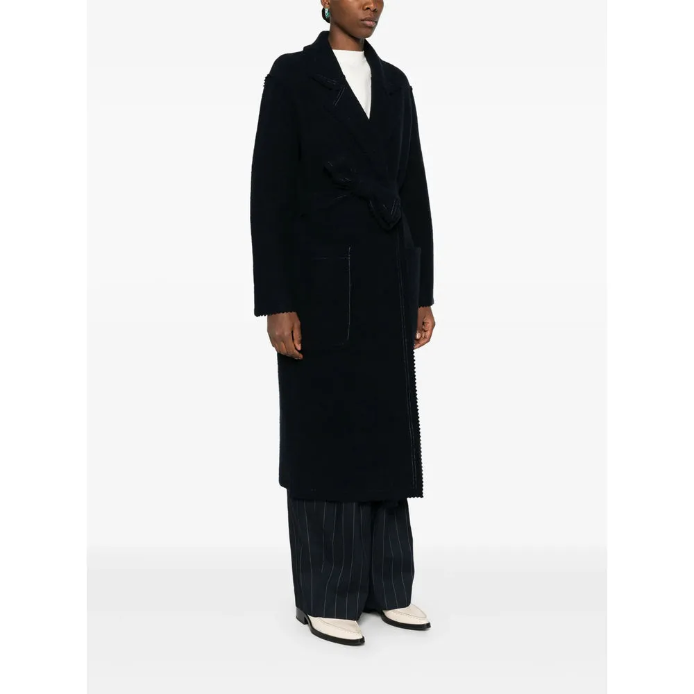 Max Mara Midnight Blue Coat sold by Lord & Taylor product image thumbnail 3