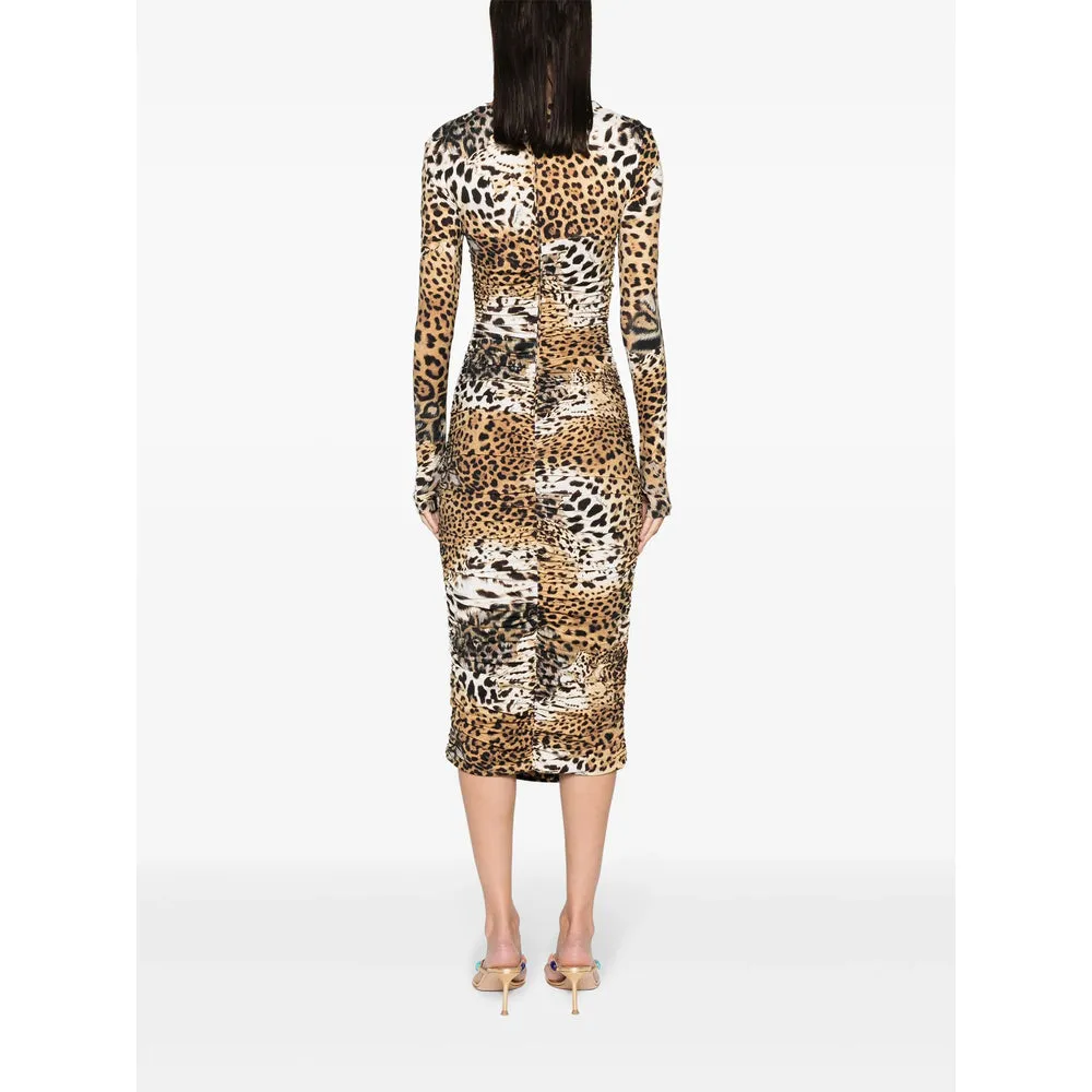 Roberto Cavalli Jaguar Skin Print Dress sold by Lord & Taylor product image thumbnail 3