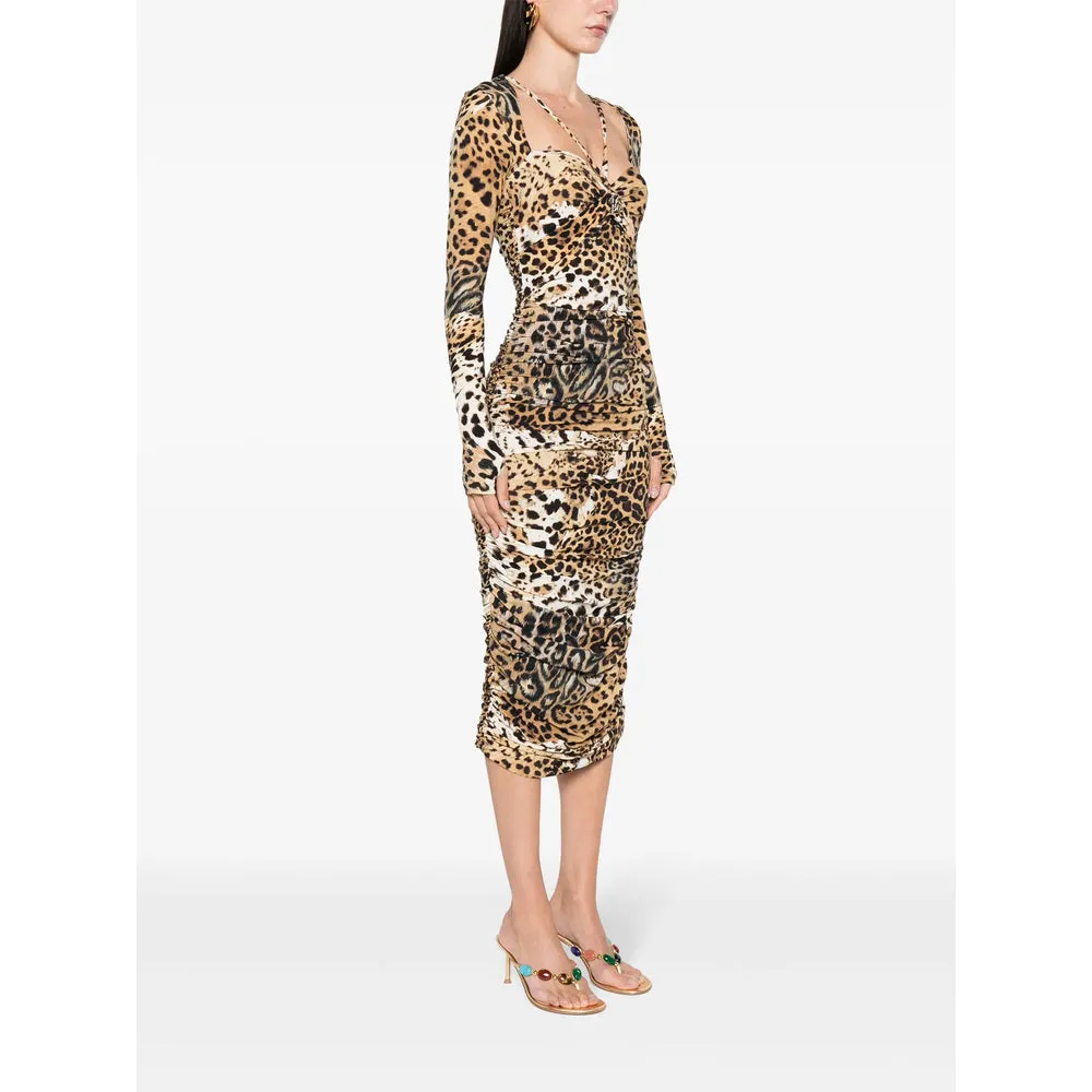 Roberto Cavalli Jaguar Skin Print Dress sold by Lord & Taylor product image thumbnail 2