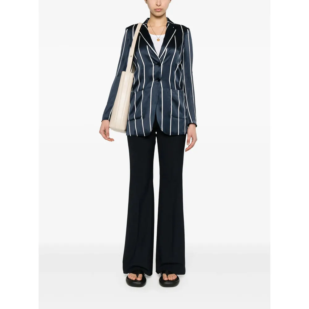 Kiton Navy Blue and White Striped Jacket sold by Lord & Taylor product image thumbnail 4