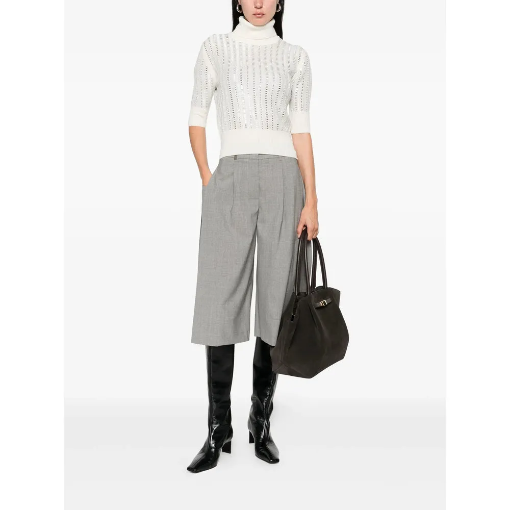 Ermanno Scervino White Turtleneck Sweater sold by Lord & Taylor product image thumbnail 5