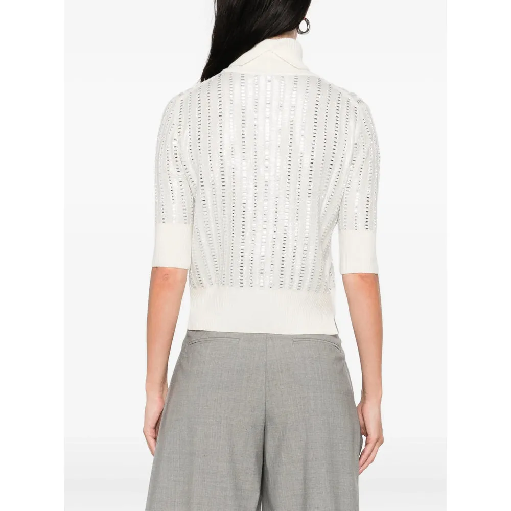 Ermanno Scervino White Turtleneck Sweater sold by Lord & Taylor product image thumbnail 2