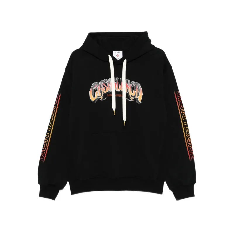 Casablanca Black Graphic Print Hoodie sold by Lord & Taylor