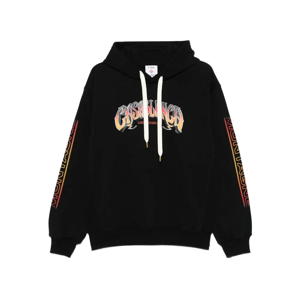 Casablanca Black Graphic Print Hoodie sold by Lord & Taylor