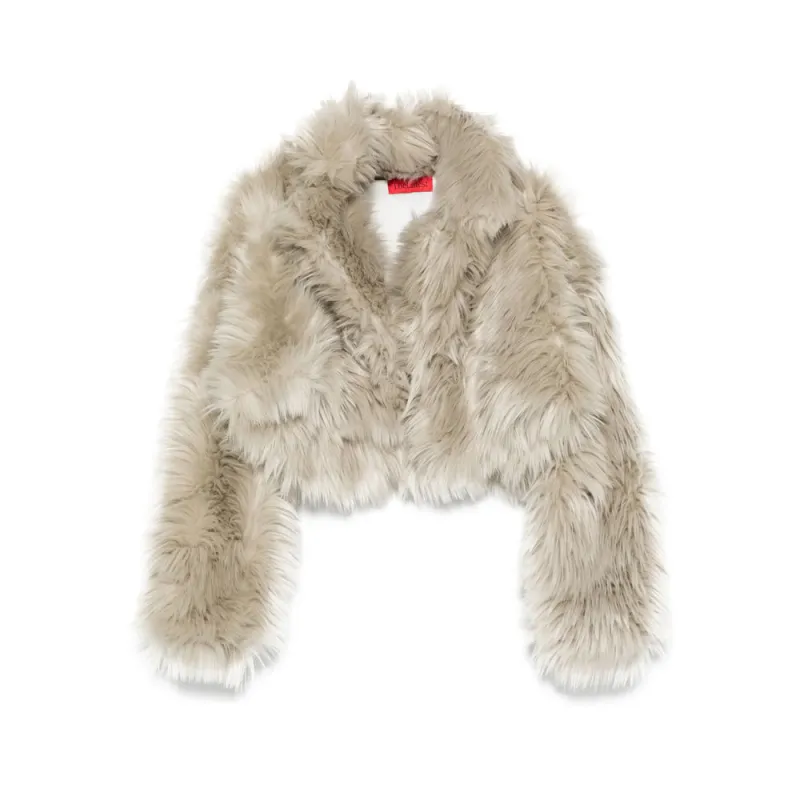 Faux-Fur Cropped Jacket sold by Lord & Taylor