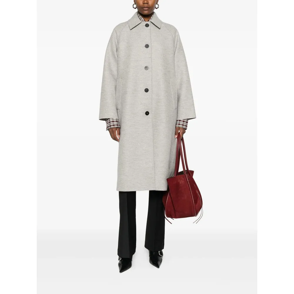 Harris Wharf London Light Grey Coat sold by Lord & Taylor product image thumbnail 5