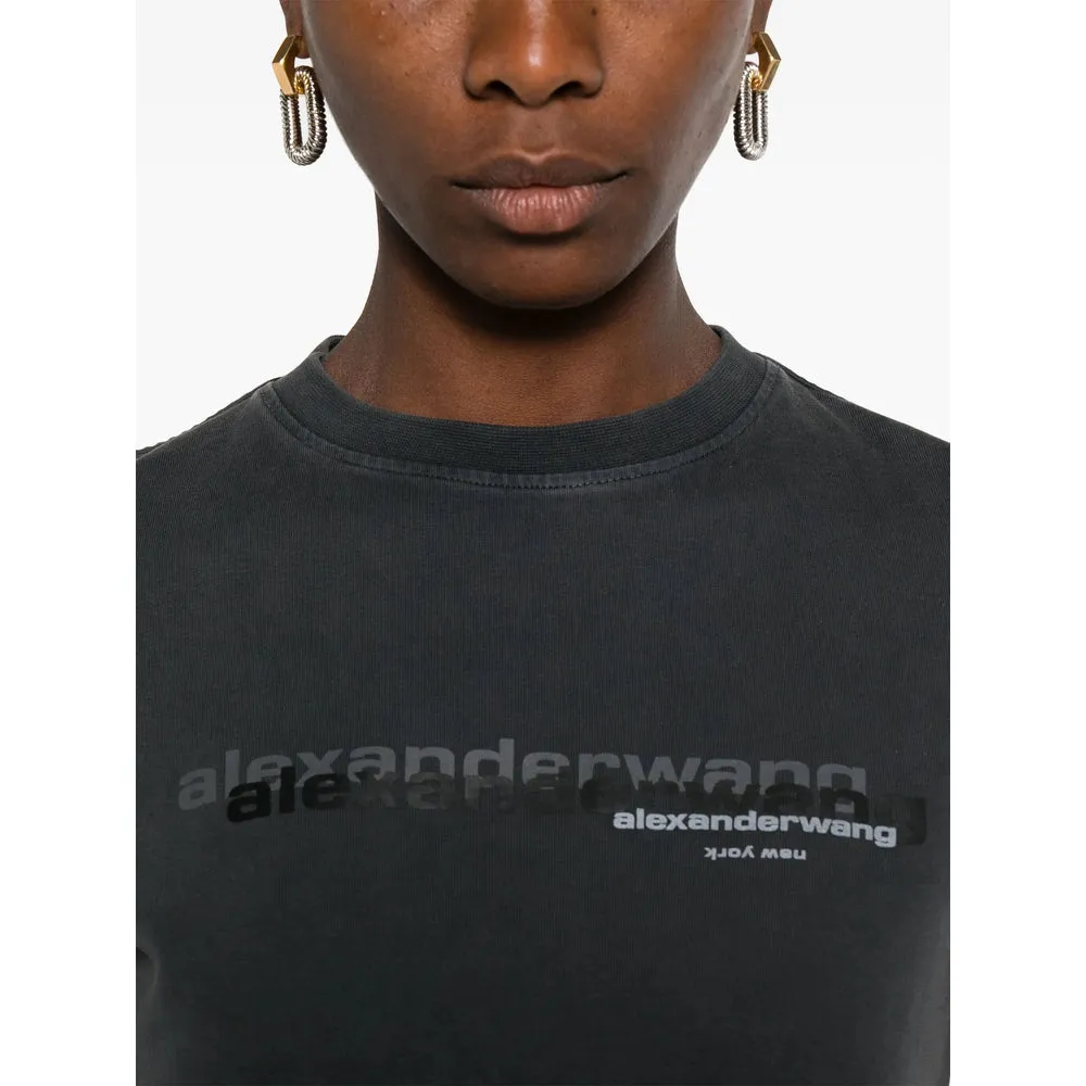 Alexander Wang Grey T-Shirt sold by Lord & Taylor product image thumbnail 3