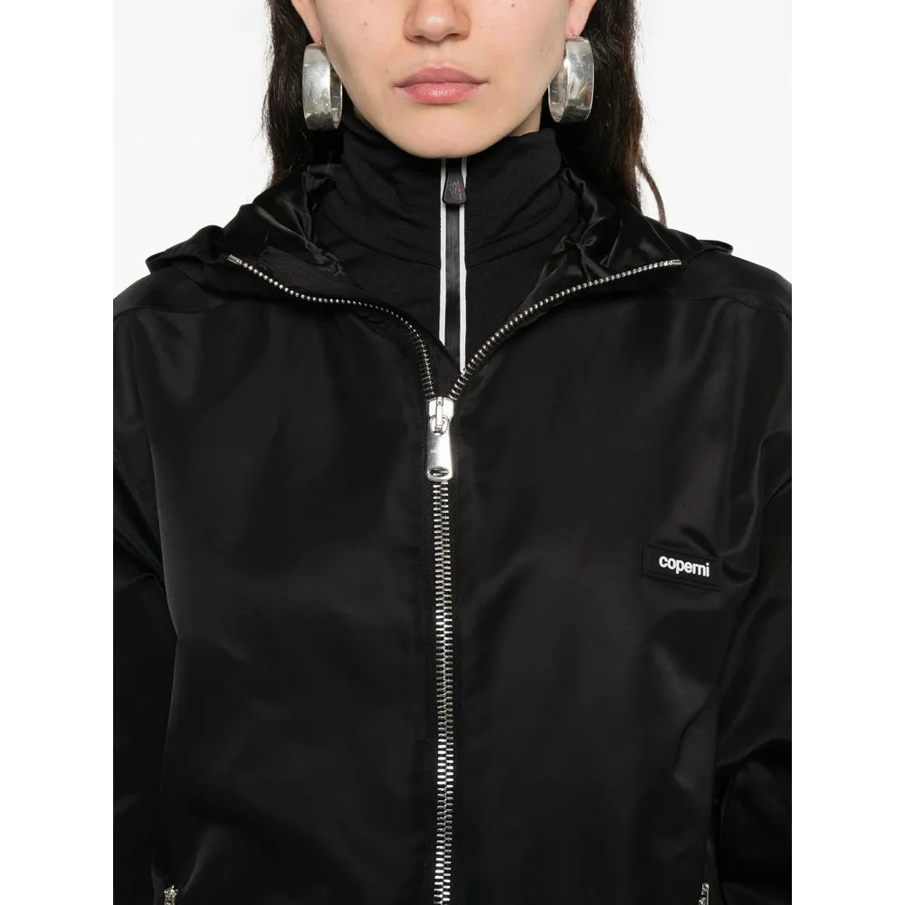 Coperni Black Hooded Outerwear sold by Lord & Taylor product image thumbnail 5