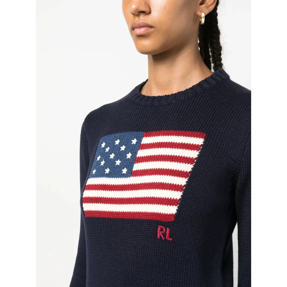 Ralph Lauren Blue Graphic Print Sweater sold by Lord & Taylor product image thumbnail 5