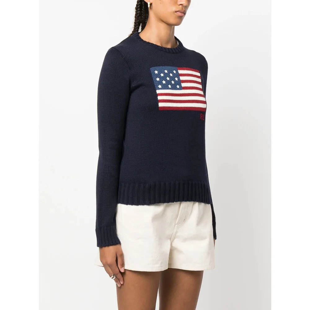 Ralph Lauren Blue Graphic Print Sweater sold by Lord & Taylor product image thumbnail 3