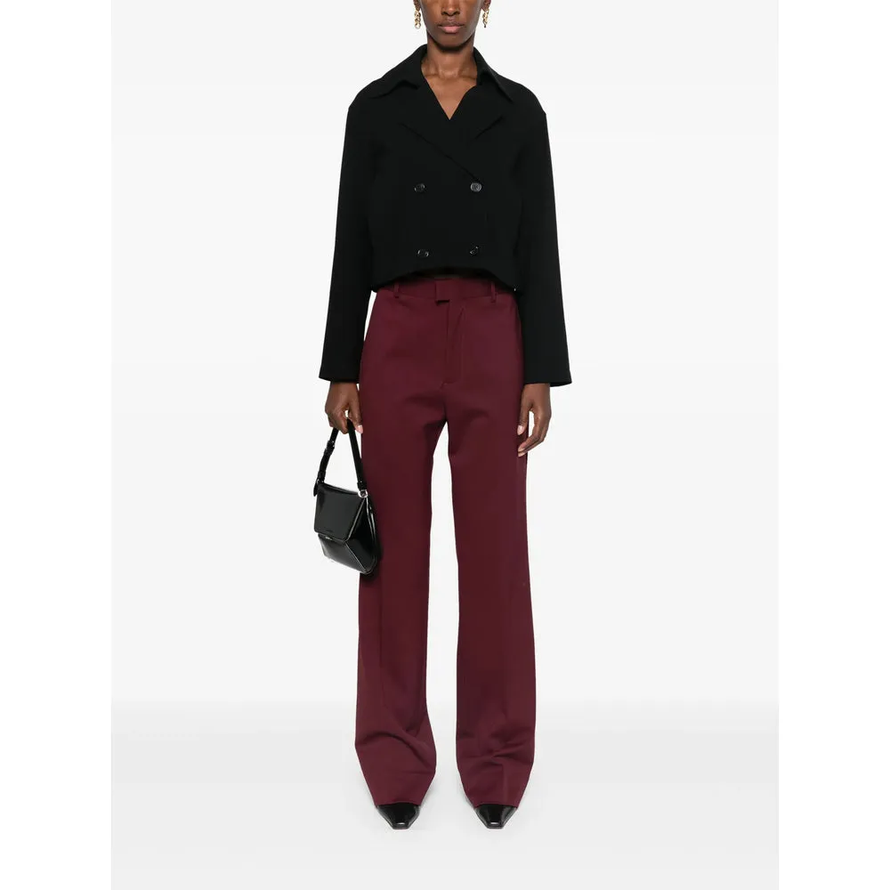 Red Virgin Wool Blend Trousers sold by Lord & Taylor product image thumbnail 3