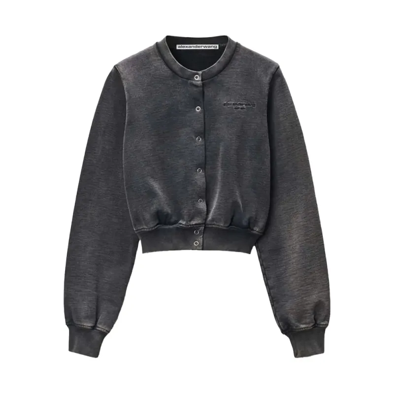 Alexander Wang Black Cropped Sweater sold by Lord & Taylor