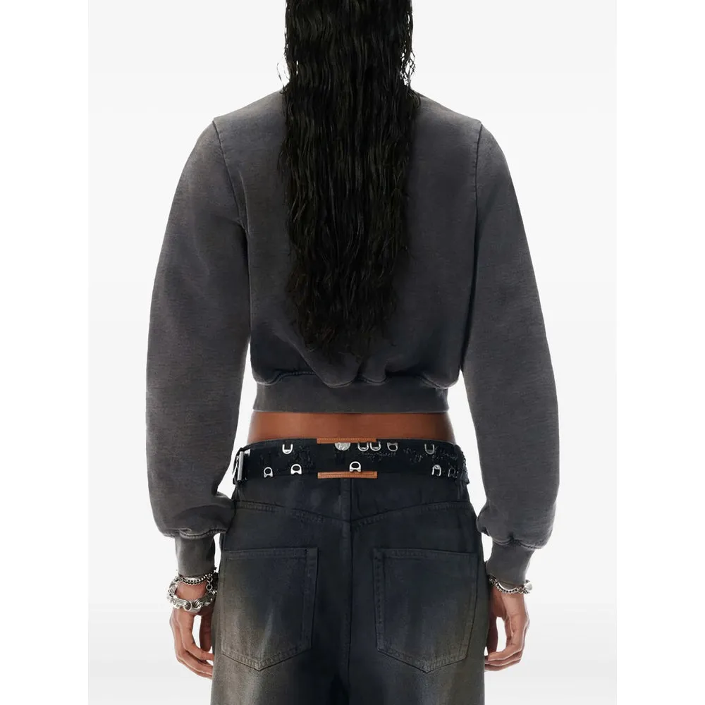Alexander Wang Black Cropped Sweater sold by Lord & Taylor product image thumbnail 2