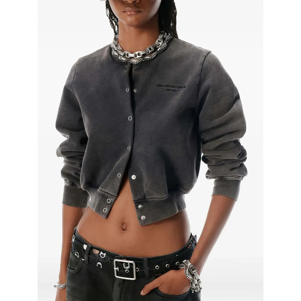 Alexander Wang Black Cropped Sweater sold by Lord & Taylor product image thumbnail 3