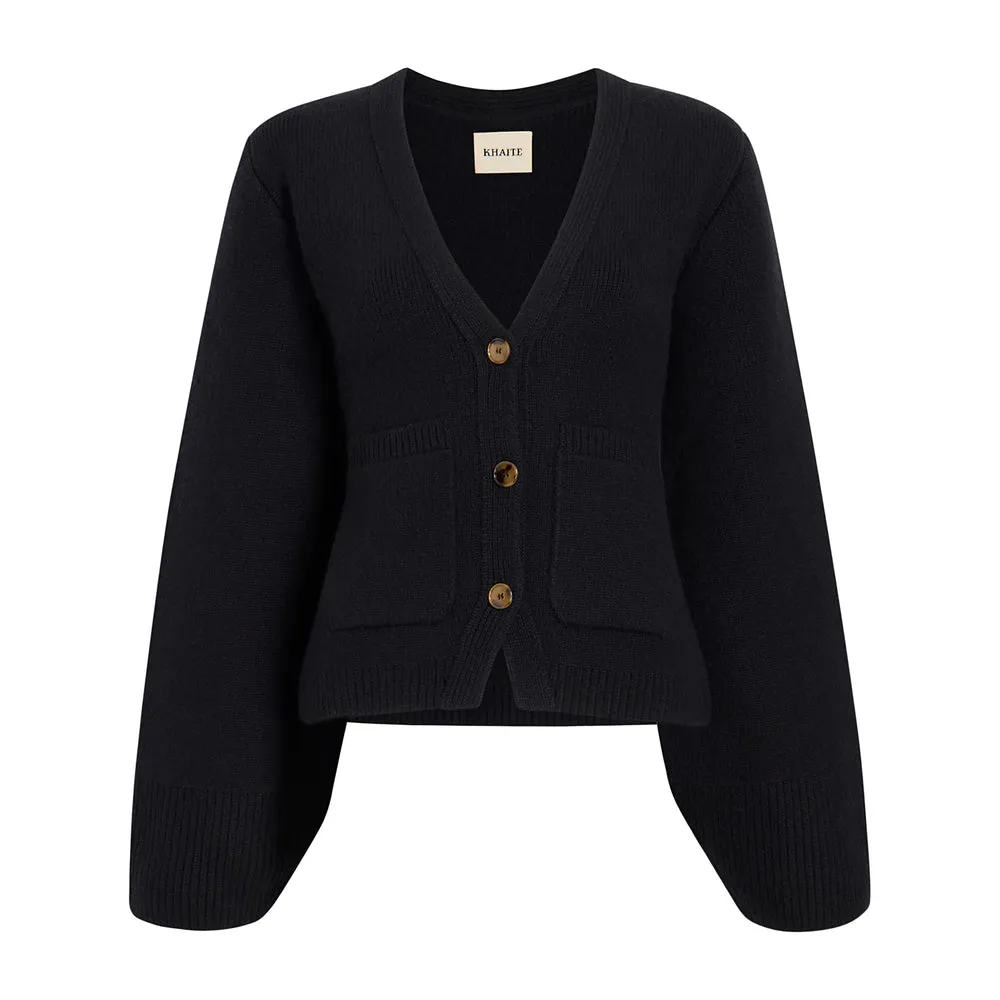 Khaite Black Cashmere Blend Sweater sold by Lord & Taylor