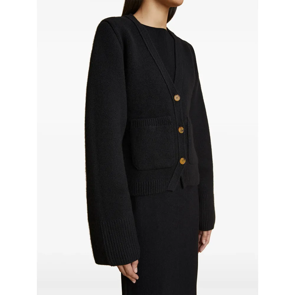 Khaite Black Cashmere Blend Sweater sold by Lord & Taylor product image thumbnail 2