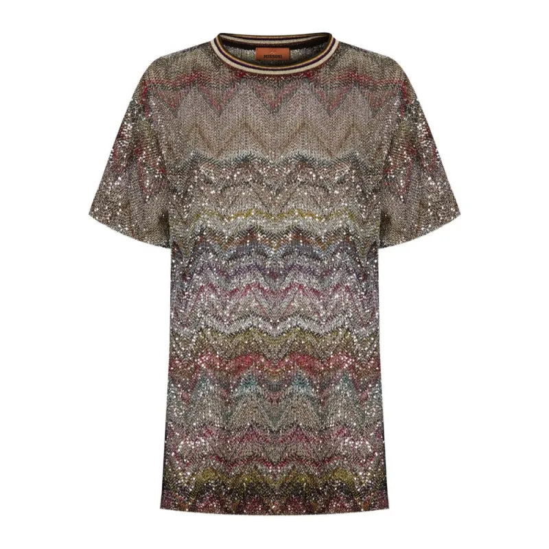 Missoni Multicolour Crew T-Shirt made by Missoni