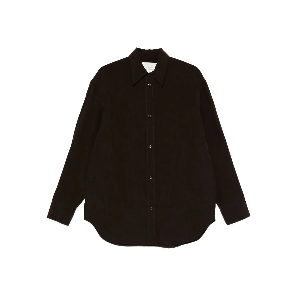 Studio Nicholson Brown Shirt sold by Lord & Taylor