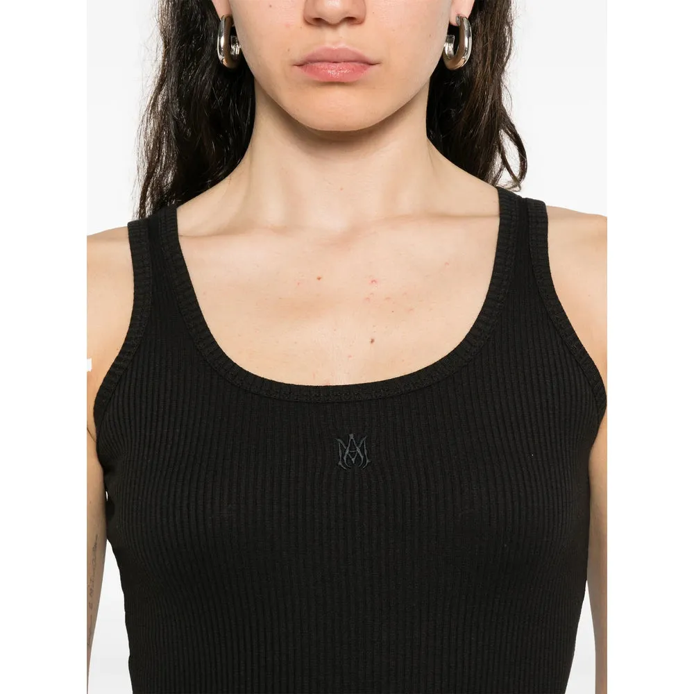 Amiri Black Scoop Neck Top sold by Lord & Taylor product image thumbnail 3