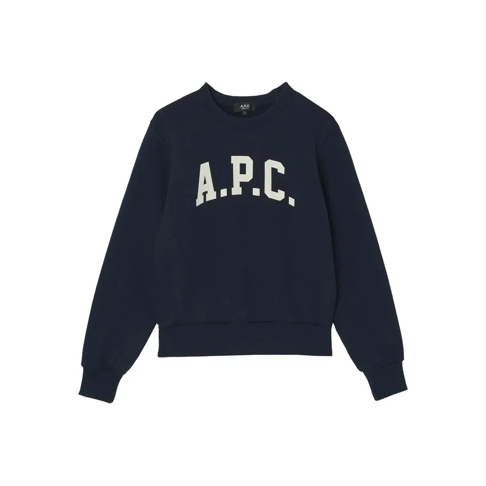 A.P.C. Black Crew Neck Sweatshirt sold by Lord & Taylor
