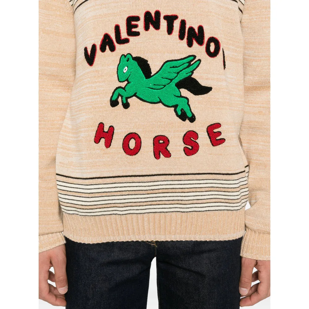 Valentino Embroidered Pegasus Sweater sold by Lord & Taylor product image thumbnail 4