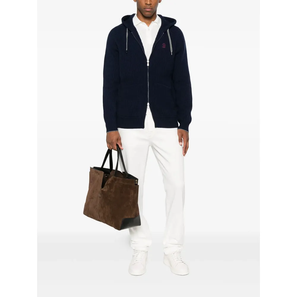Brunello Cucinelli Navy Blue Sweatshirt sold by Lord & Taylor product image thumbnail 4