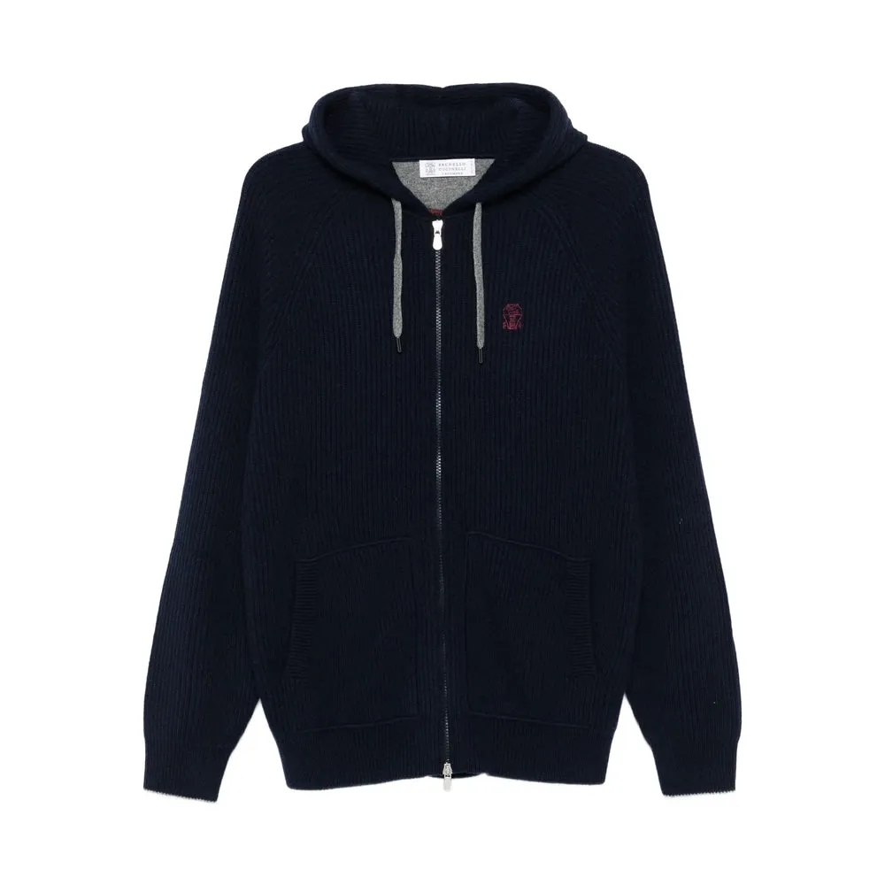 Brunello Cucinelli Navy Blue Sweatshirt sold by Lord & Taylor
