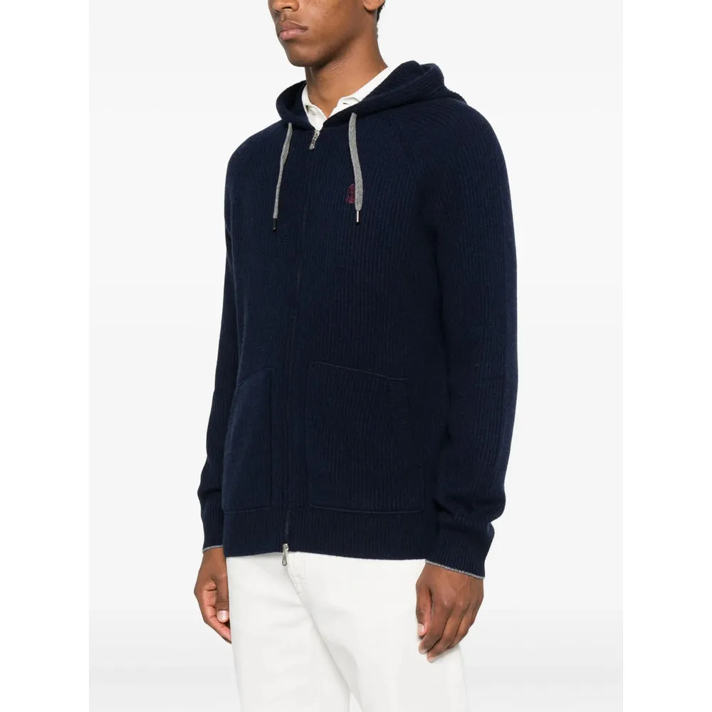 Brunello Cucinelli Navy Blue Sweatshirt sold by Lord & Taylor product image thumbnail 3