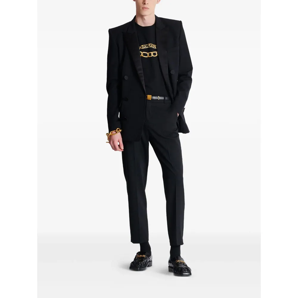 Balmain Logo Print T-Shirt sold by Lord & Taylor product image thumbnail 5