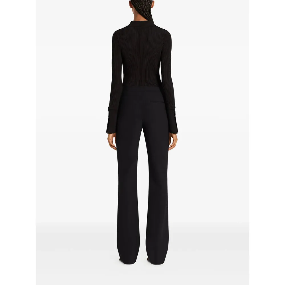 Courrèges Black Polo Sweater sold by Lord & Taylor product image thumbnail 3