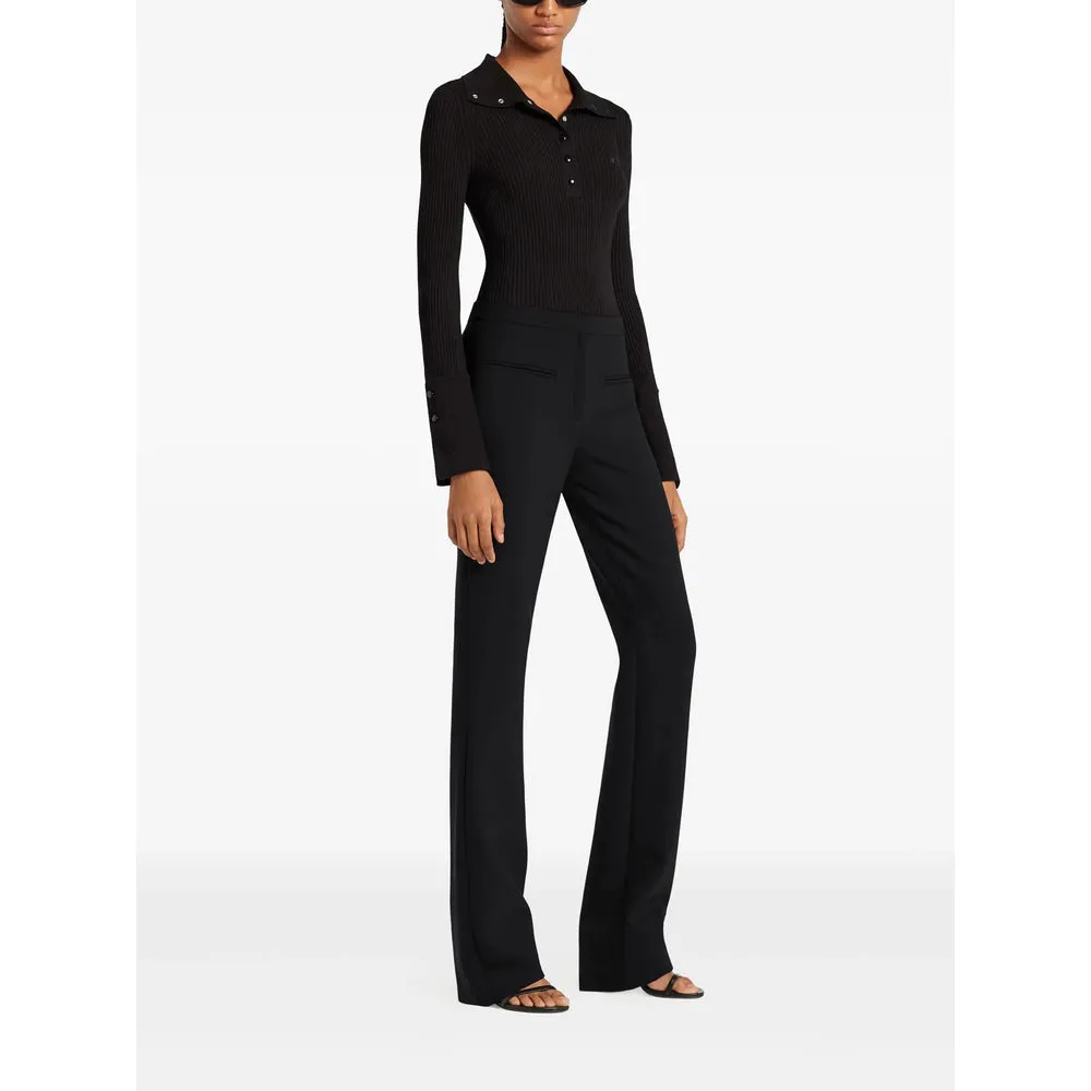 Courrèges Black Polo Sweater sold by Lord & Taylor product image thumbnail 4