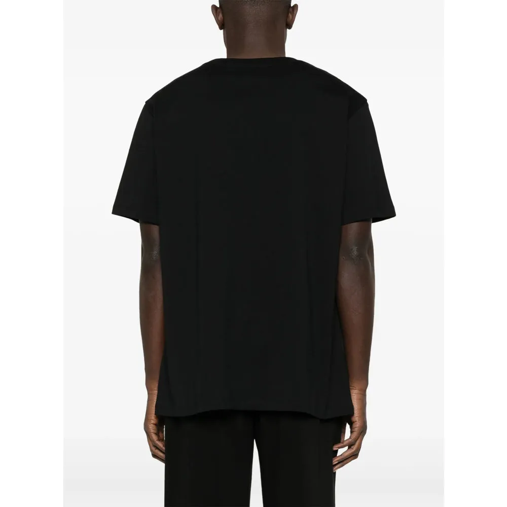 Balmain Black Crew Neck T-Shirt sold by Lord & Taylor product image thumbnail 3