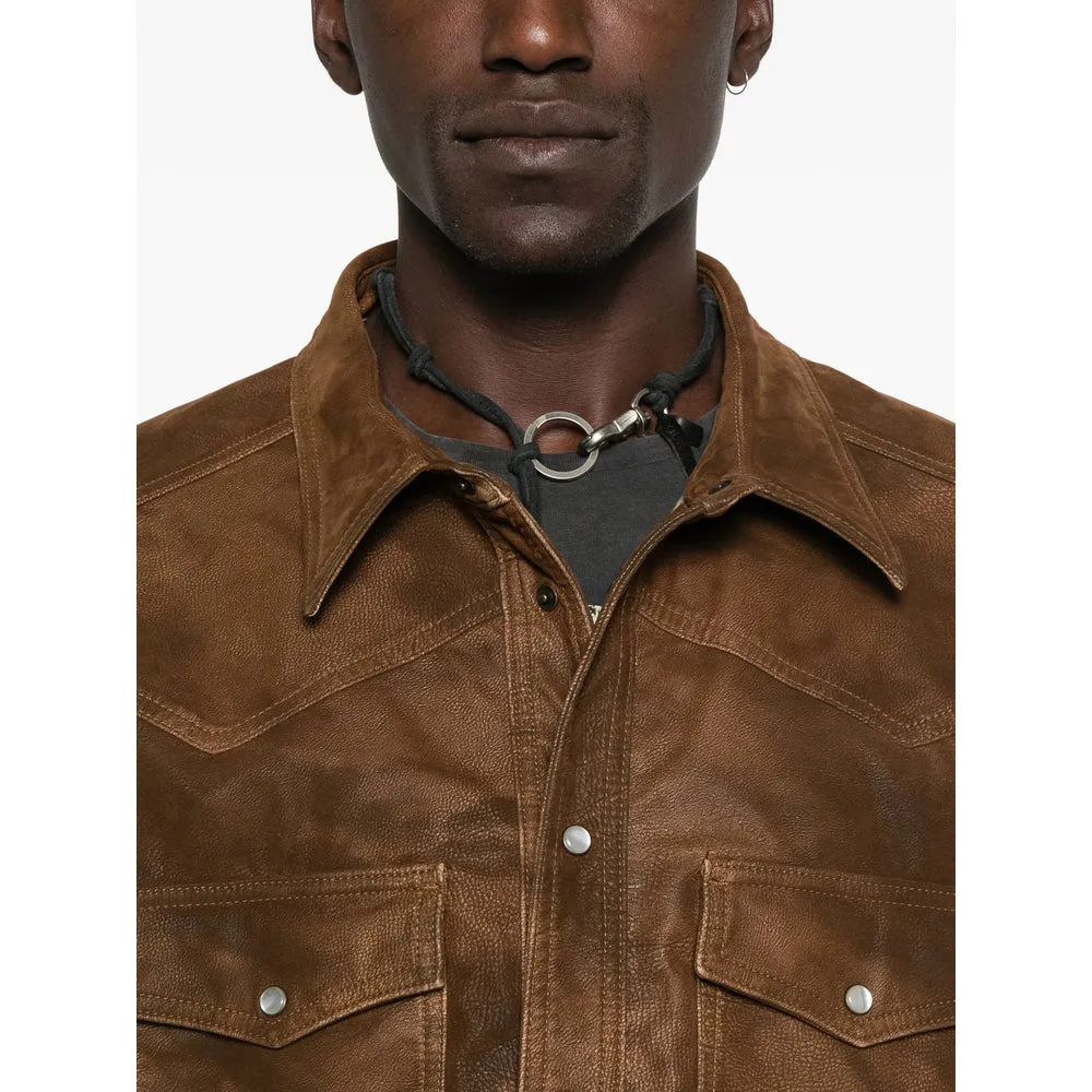 Isabel Marant Tobacco Brown Shirt sold by Lord & Taylor product image thumbnail 4