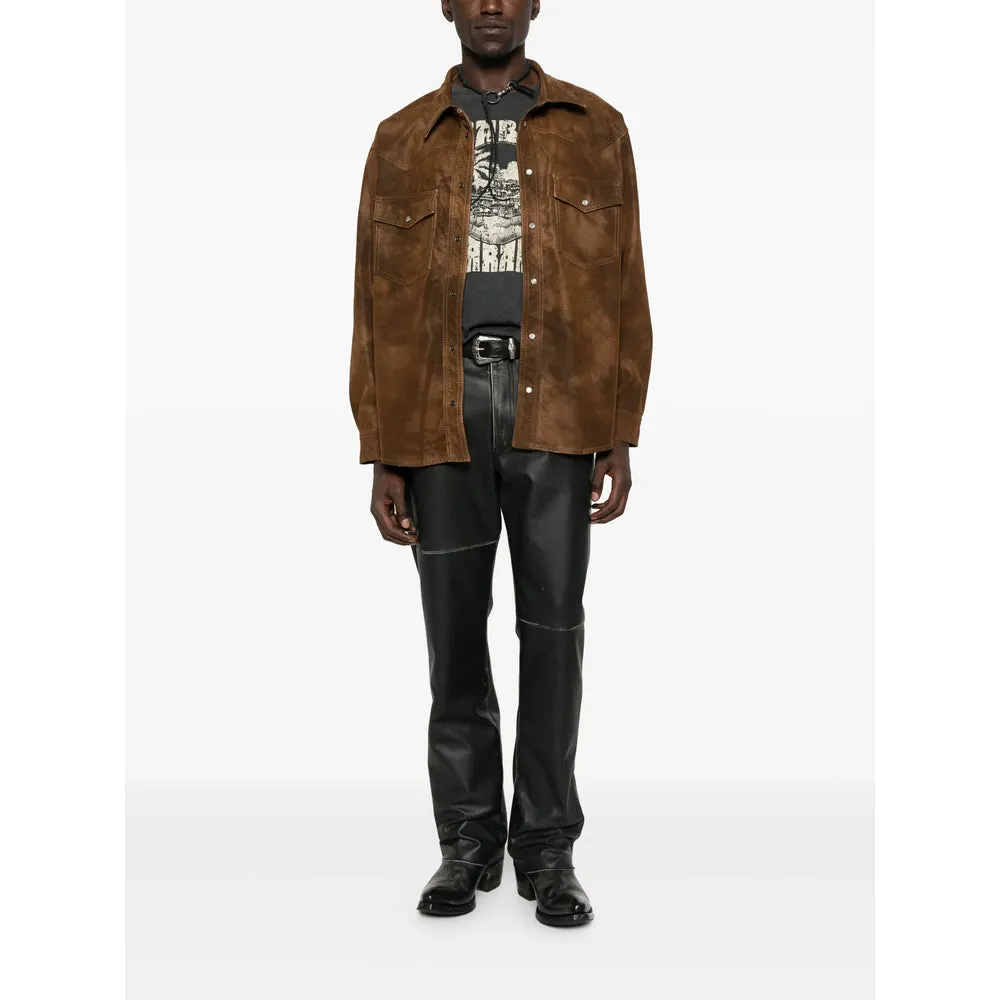 Isabel Marant Tobacco Brown Shirt sold by Lord & Taylor product image thumbnail 5