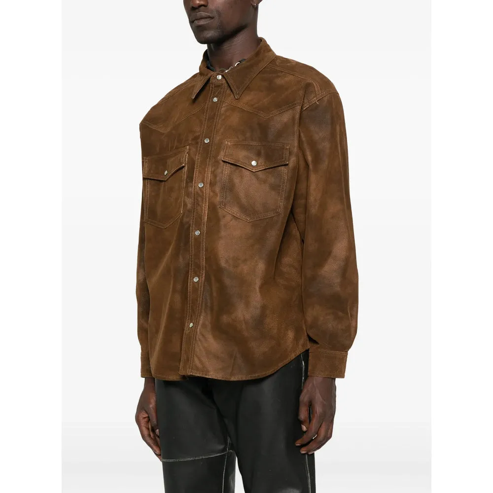 Isabel Marant Tobacco Brown Shirt sold by Lord & Taylor product image thumbnail 3