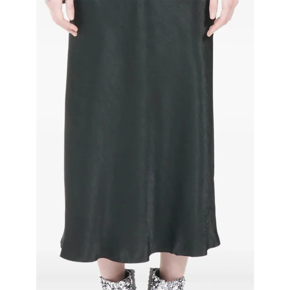 Maison Margiela Black Satin Midi Skirt sold by Lord & Taylor product image thumbnail 5